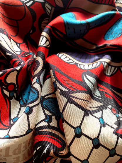 Silk scarf (limited edition) + Print (signed & numbered limited edition)